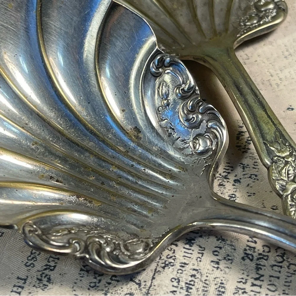 Royal Plate Co. Solid Serving Spoon and Cake Serving 1905 